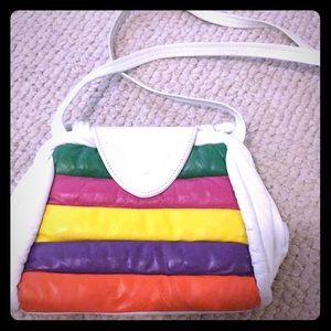 Genuine leather hand/shoulder bag